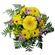 Sorceress. A bright sunny arrangement of yellow gerberas and chrysanthemums.. Sochi