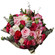 Sleeping Beauty. Rich and colorful flower bouquet of roses and alstroemerias with exotic greenery.. Sochi