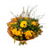 Sunlight. This well-balanced arrangement of yellow roses and a gerbera will express your warmest feelings.. Sochi