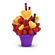 Tasty bucket. Delicious edible fruit arrangement of strawberries, pineapple and grapes!. Sochi